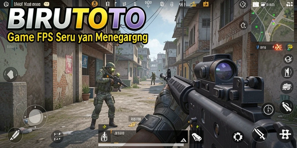 Gameplay intens dalam BIRUTOTO yang penuh aksi.