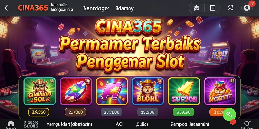 Tampilan grafis permainan Slot CINA365 yang menawan.