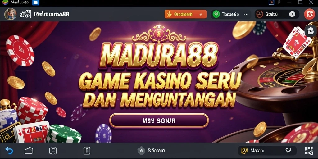 Menampilkan gameplay seru dan menegangkan di MADURA88.