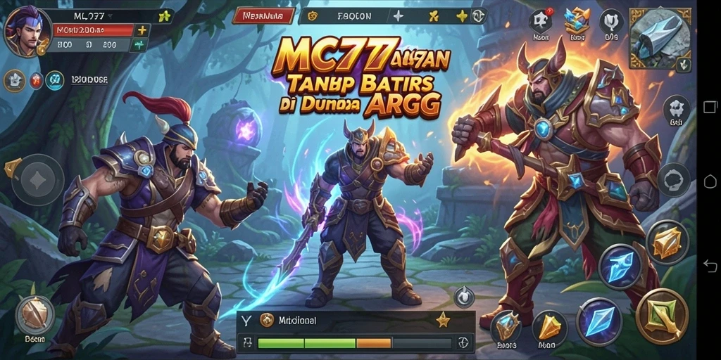 Tampilan gameplay ARPG yang seru dan menantang di MC777.