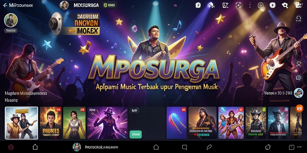 Tampilan antarmuka MPOSURGA dengan gameplay interaktif yang menarik.