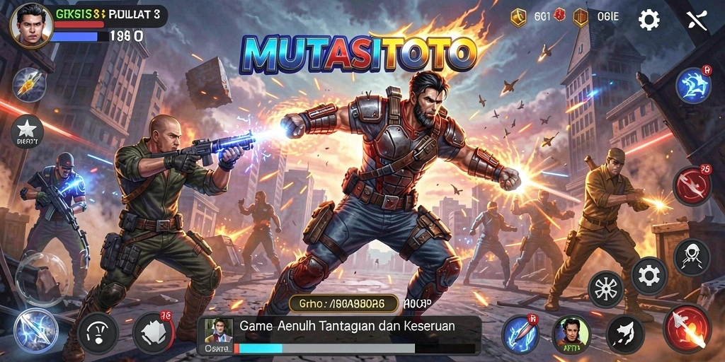 Tampilan gameplay MUTASITOTO yang penuh aksi dan adrenalin tinggi.