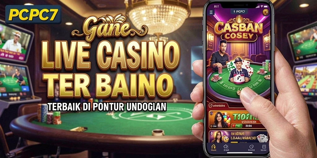 Tampilan gameplay Live Casino yang mengasyikkan dan interaktif.