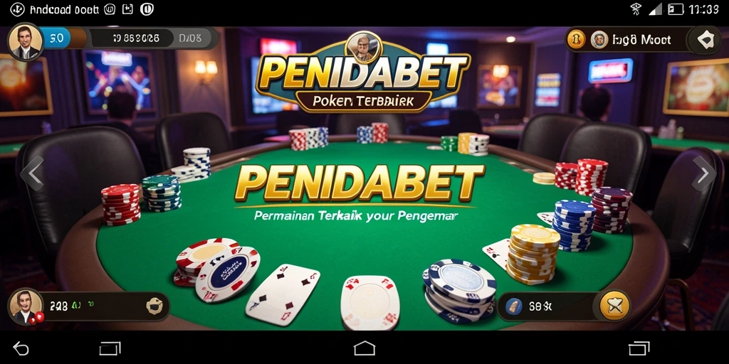 Gameplay Poker seru dan menarik di PENIDABET.