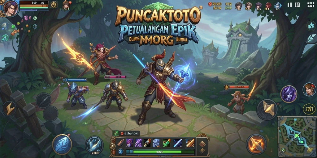 Gameplay PUNCAKTOTO yang menakjubkan dalam dunia MMORPG.