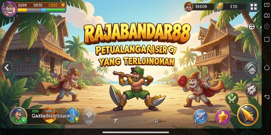 Tampilan menakjubkan dari gameplay RAJABANDAR88 yang penuh petualangan.