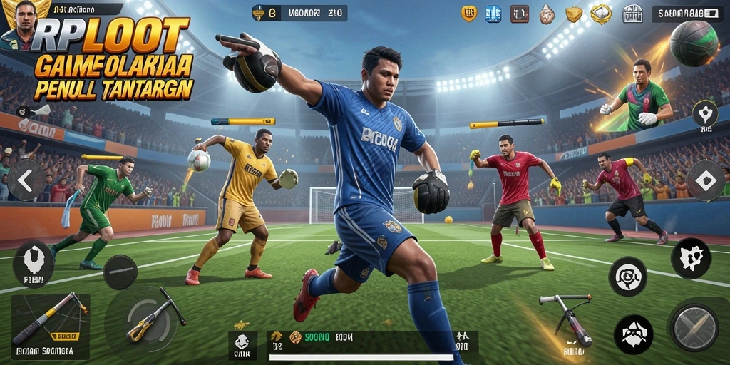 Tampilan gameplay RPLOOT yang menegangkan dan kompetitif.