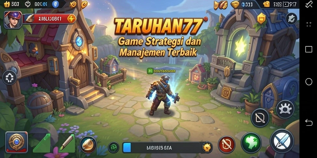 Screenshot gameplay TARUHAN77 menampilkan strategi dan manajemen yang mumpuni.