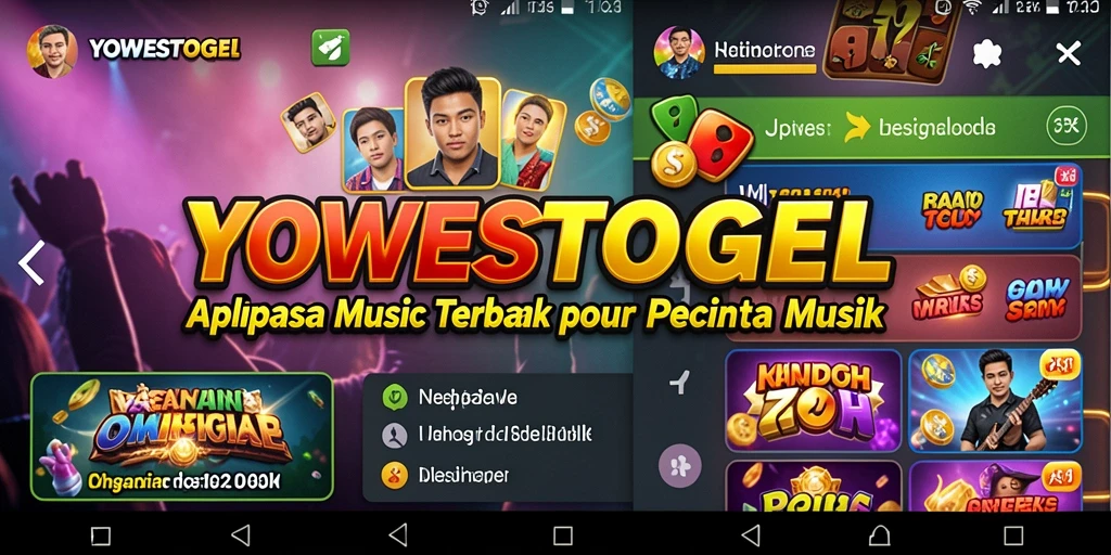 Tampilan gameplay menarik di YOWESTOGEL dengan elemen musik interaktif.